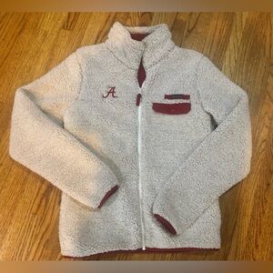 Columbia Women’s Alabama Crimson Tide Sherpa Fleece Full-Zip Sherpa Jacket Sz S